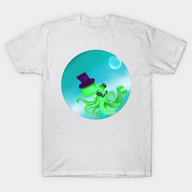 Gentle Octopus T-Shirt by Rockell